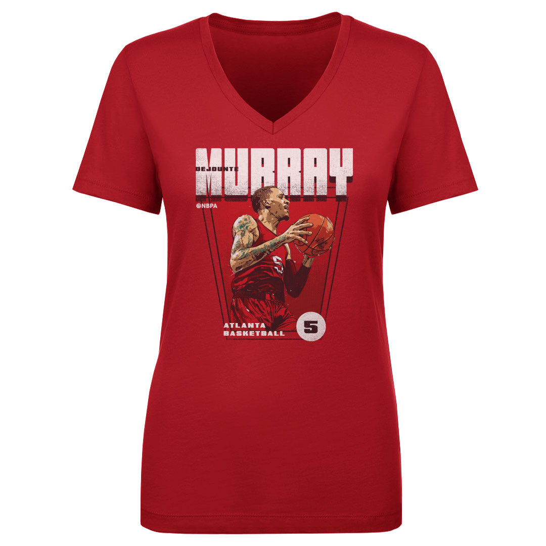 Dejounte Murray Women&#39;s V-Neck T-Shirt | 500 LEVEL