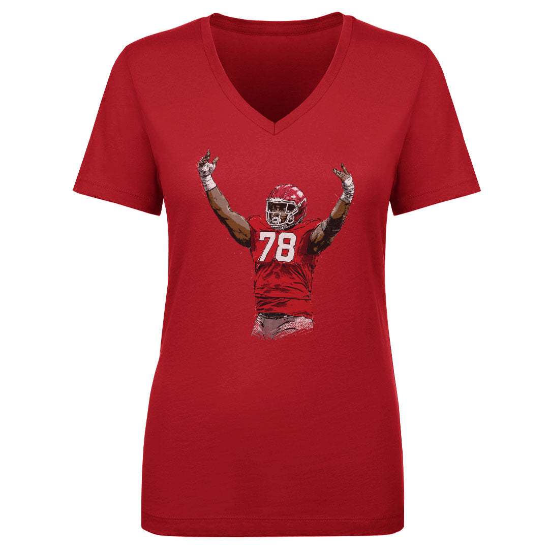 Nazir Stackhouse Women&#39;s V-Neck T-Shirt | 500 LEVEL