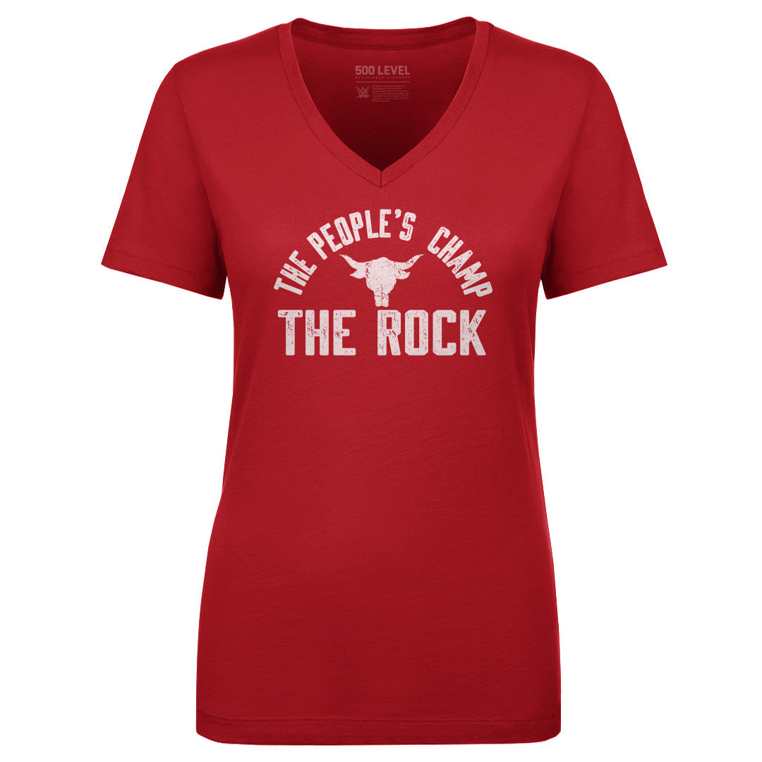 The Rock Women&#39;s V-Neck T-Shirt | 500 LEVEL