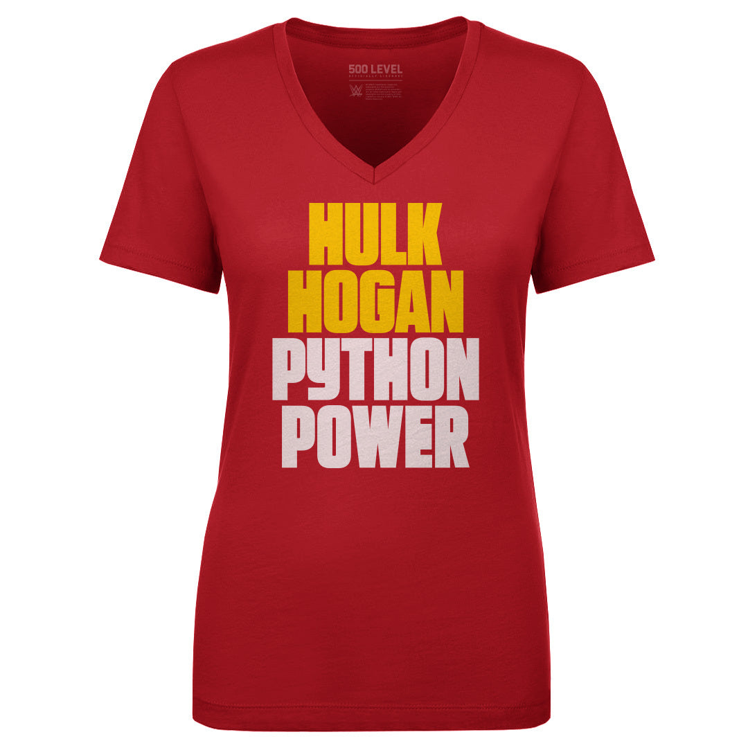 Hulk Hogan Women&#39;s V-Neck T-Shirt | 500 LEVEL