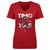 Timo Meier Women's V-Neck T-Shirt | 500 LEVEL