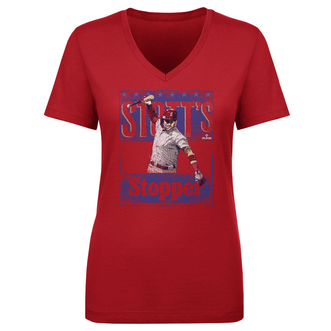 Bryson Stott Women&#39;s V-Neck T-Shirt | 500 LEVEL