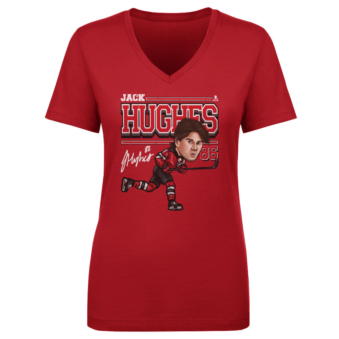 Jack Hughes Women&#39;s V-Neck T-Shirt | 500 LEVEL