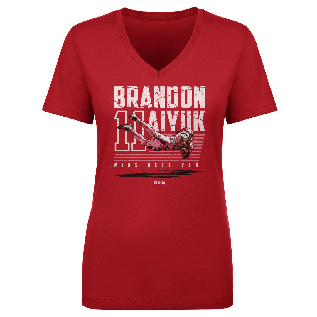 Brandon Aiyuk Women&#39;s V-Neck T-Shirt | 500 LEVEL