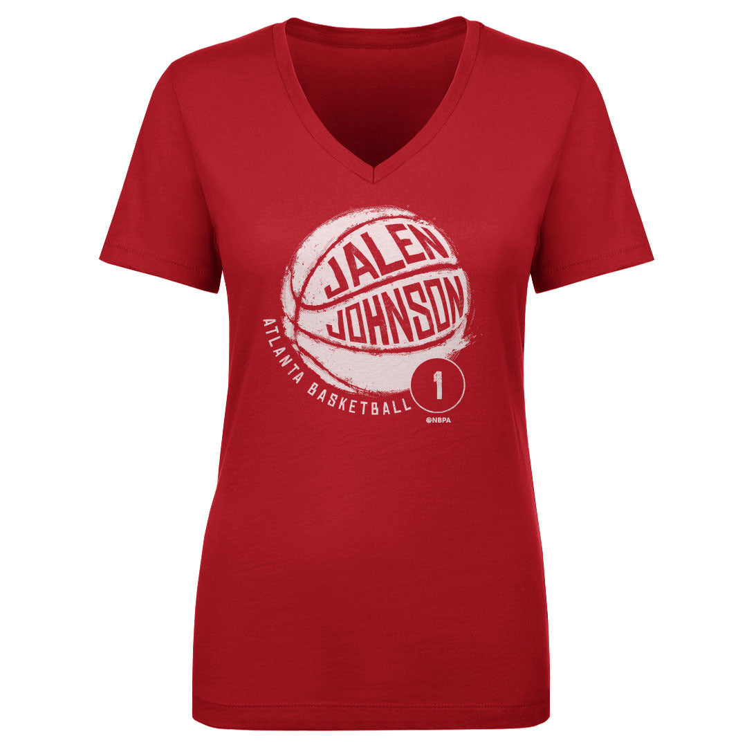 Jalen Johnson Women&#39;s V-Neck T-Shirt | 500 LEVEL