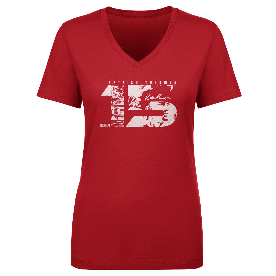 Patrick Mahomes Women&#39;s V-Neck T-Shirt | 500 LEVEL