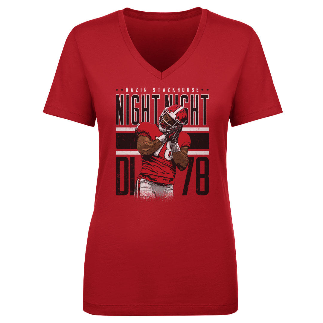 Nazir Stackhouse Women&#39;s V-Neck T-Shirt | 500 LEVEL