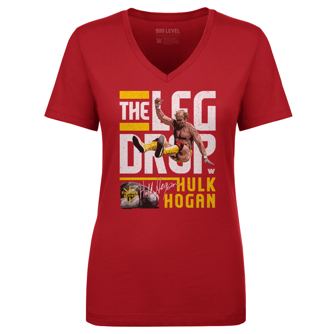 Hulk Hogan Women&#39;s V-Neck T-Shirt | 500 LEVEL