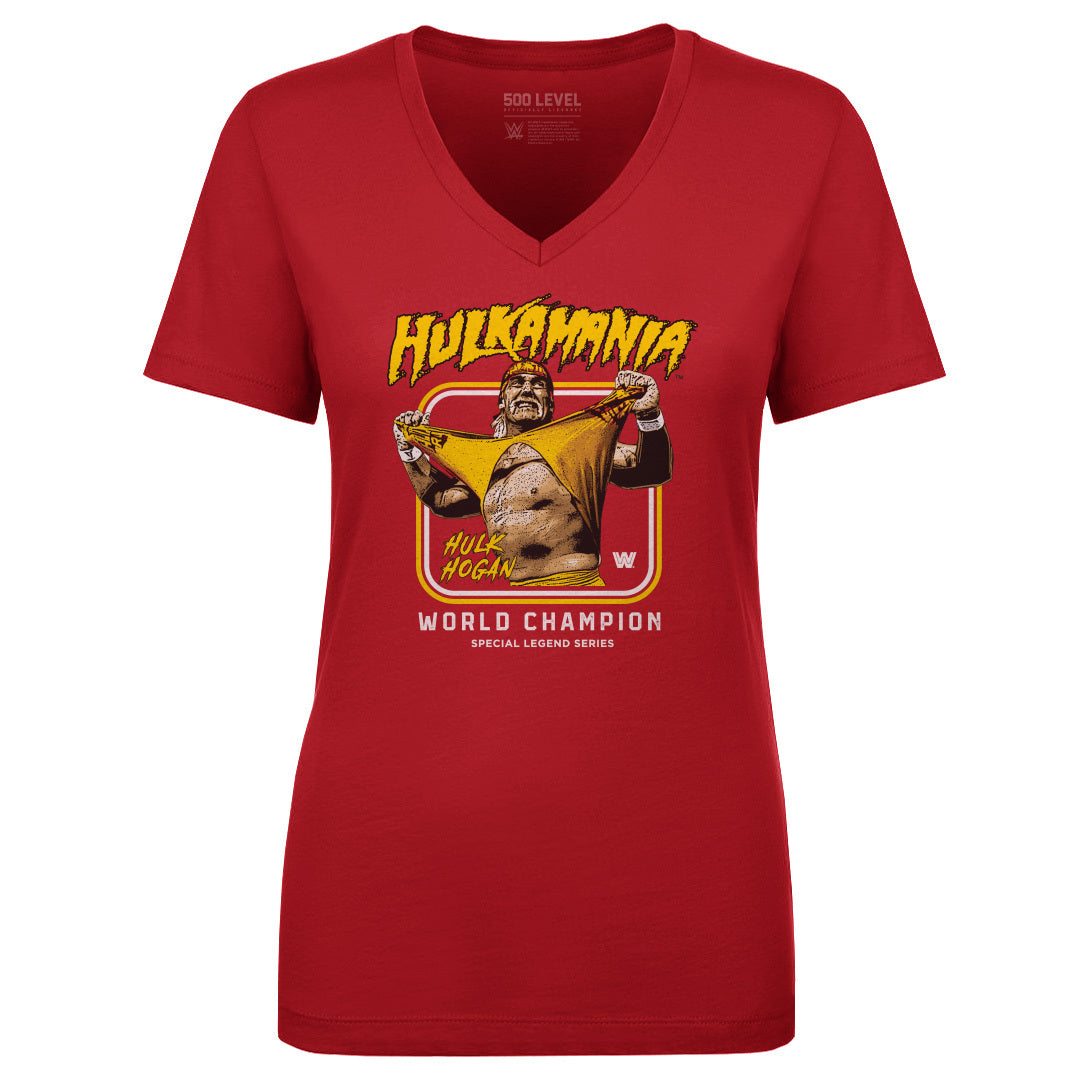 Hulk Hogan Women&#39;s V-Neck T-Shirt | 500 LEVEL