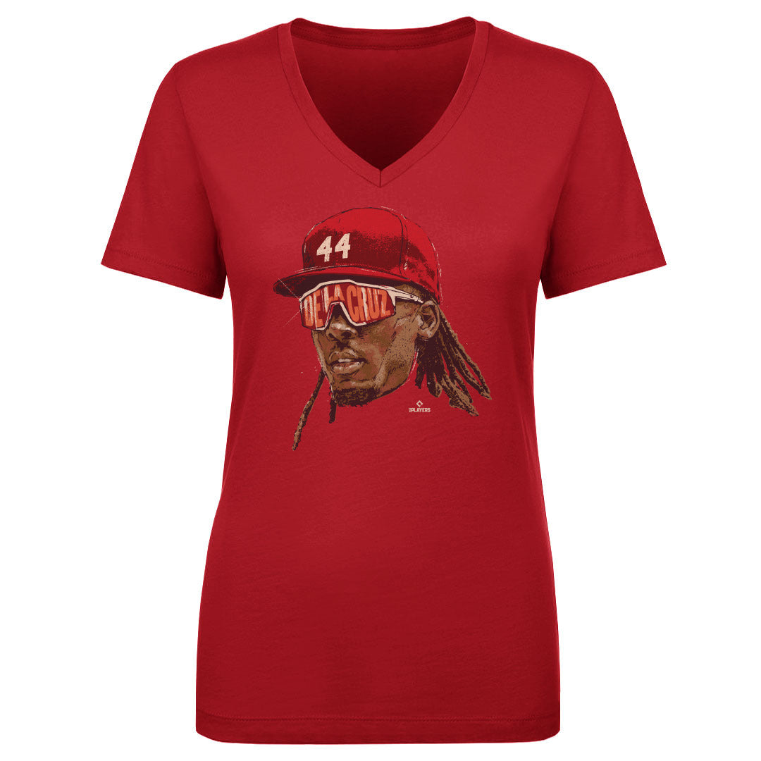 Elly De La Cruz Women&#39;s V-Neck T-Shirt | 500 LEVEL