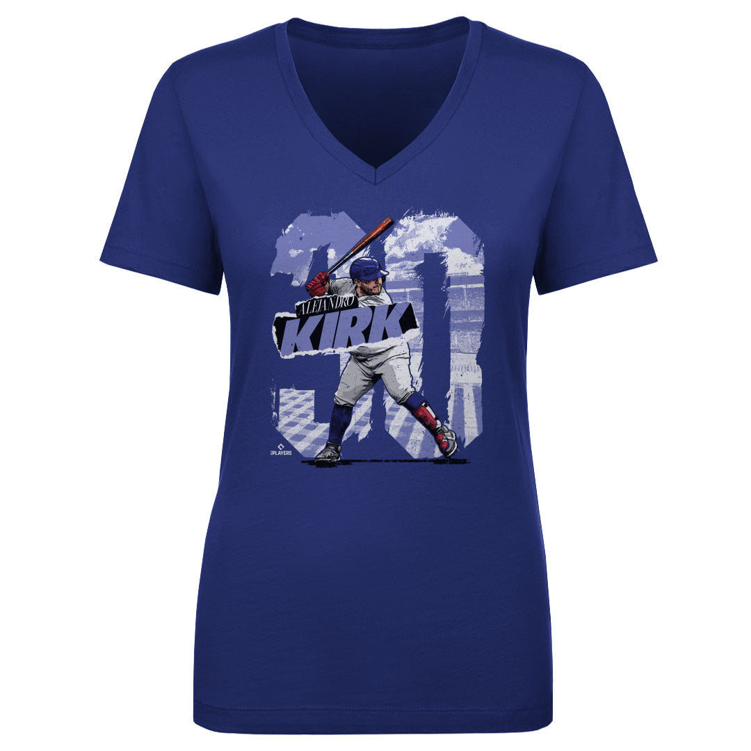 Alejandro Kirk Women&#39;s V-Neck T-Shirt | 500 LEVEL