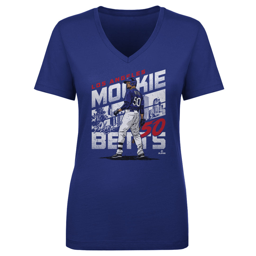 Mookie Betts Women&#39;s V-Neck T-Shirt | 500 LEVEL