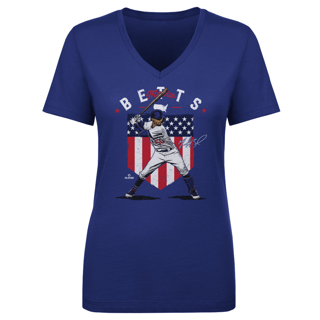 Mookie Betts Women&#39;s V-Neck T-Shirt | 500 LEVEL