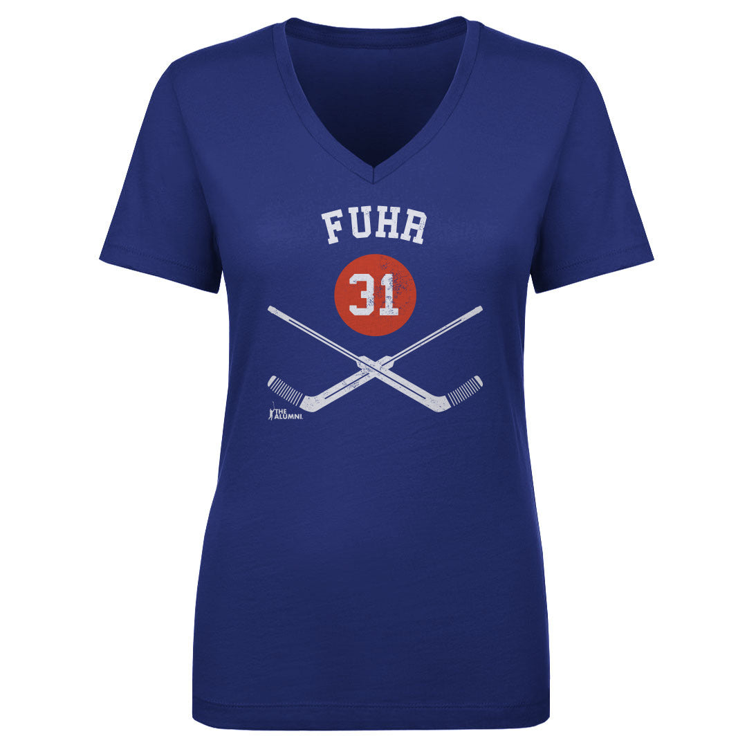 Grant Fuhr Women&#39;s V-Neck T-Shirt | 500 LEVEL