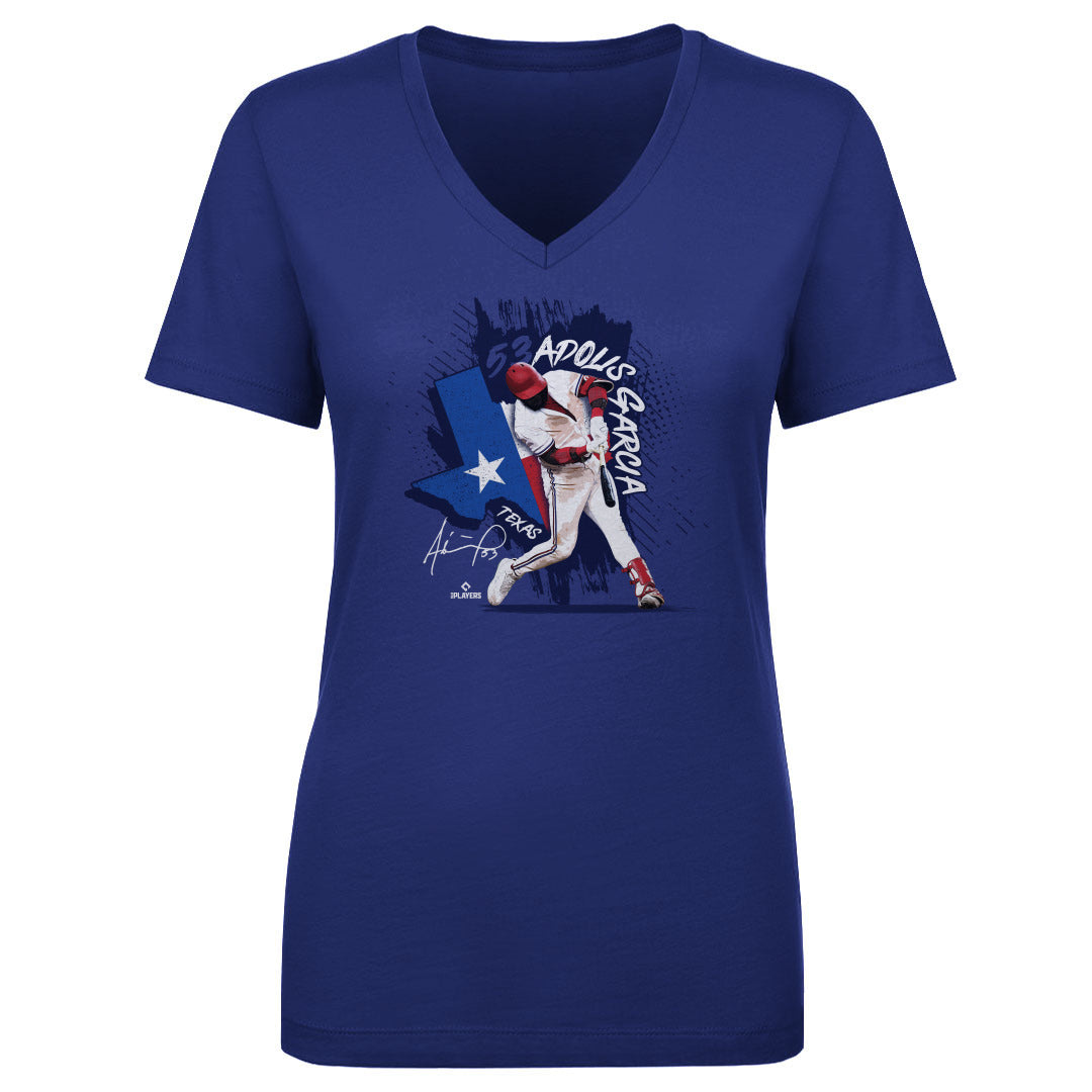 Adolis Garcia Women&#39;s V-Neck T-Shirt | 500 LEVEL