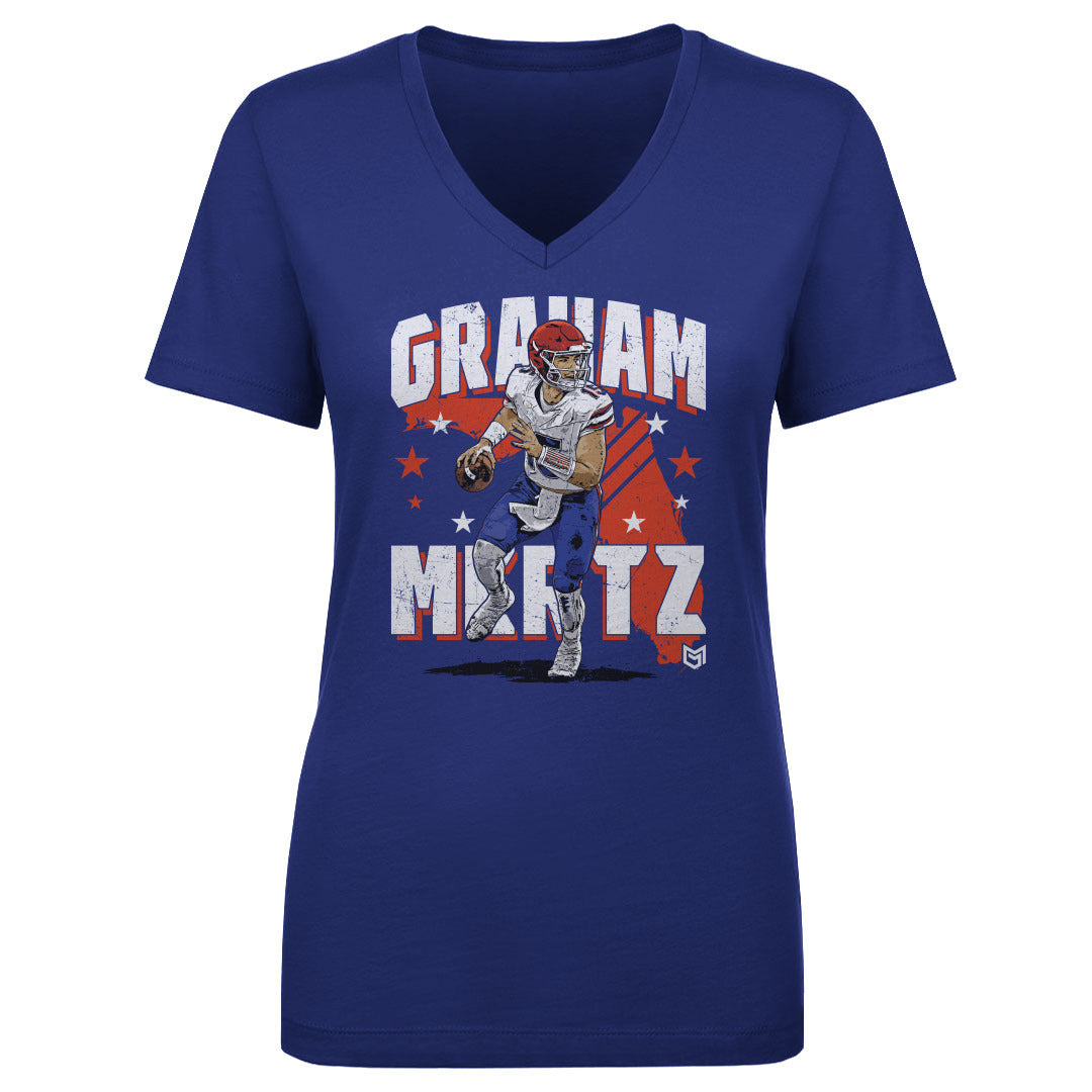 Graham Mertz Women&#39;s V-Neck T-Shirt | 500 LEVEL