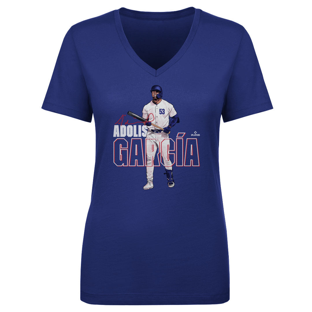 Adolis Garcia Women&#39;s V-Neck T-Shirt | 500 LEVEL