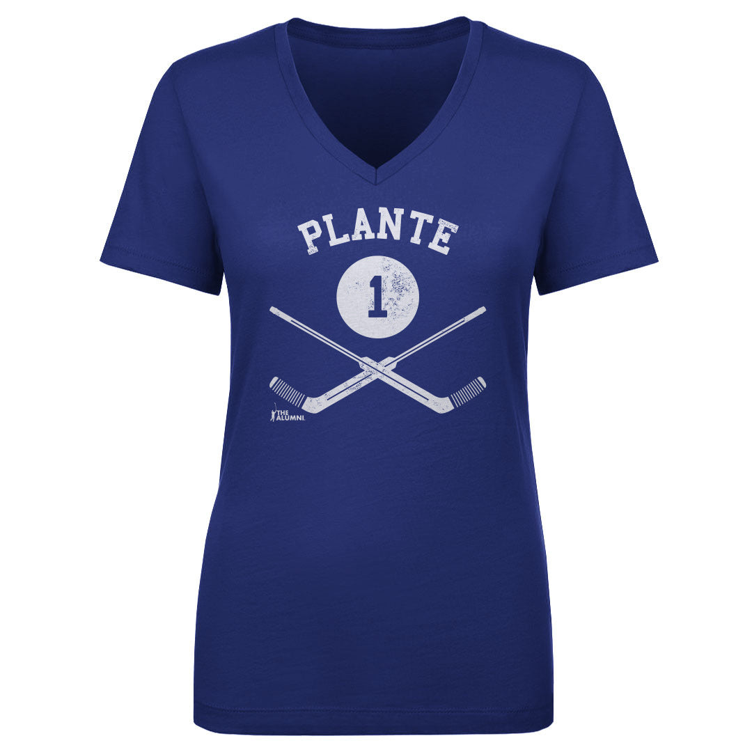 Jacques Plante Women&#39;s V-Neck T-Shirt | 500 LEVEL