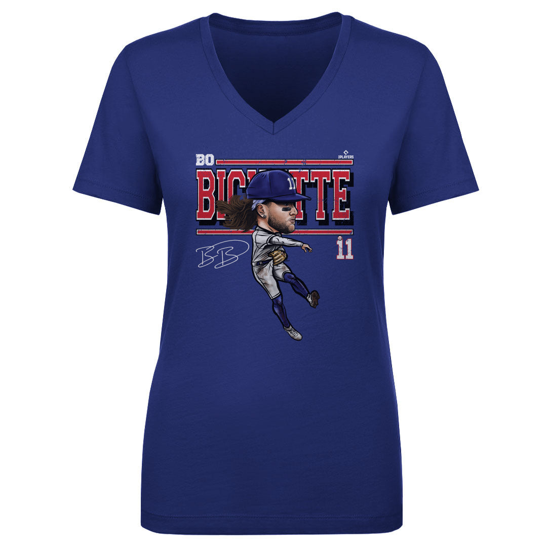 Bo Bichette Women&#39;s V-Neck T-Shirt | 500 LEVEL