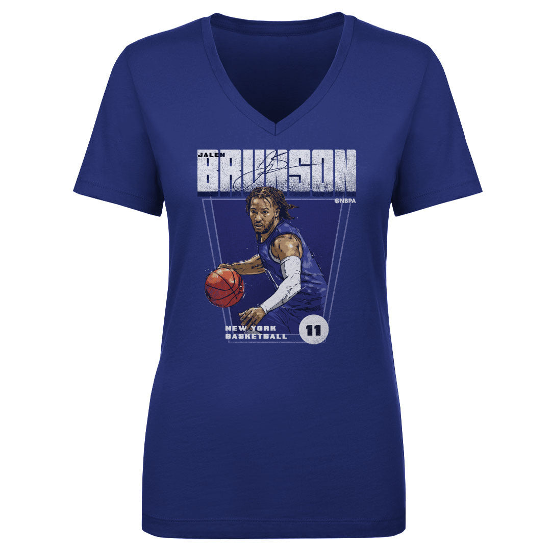 Jalen Brunson Women&#39;s V-Neck T-Shirt | 500 LEVEL