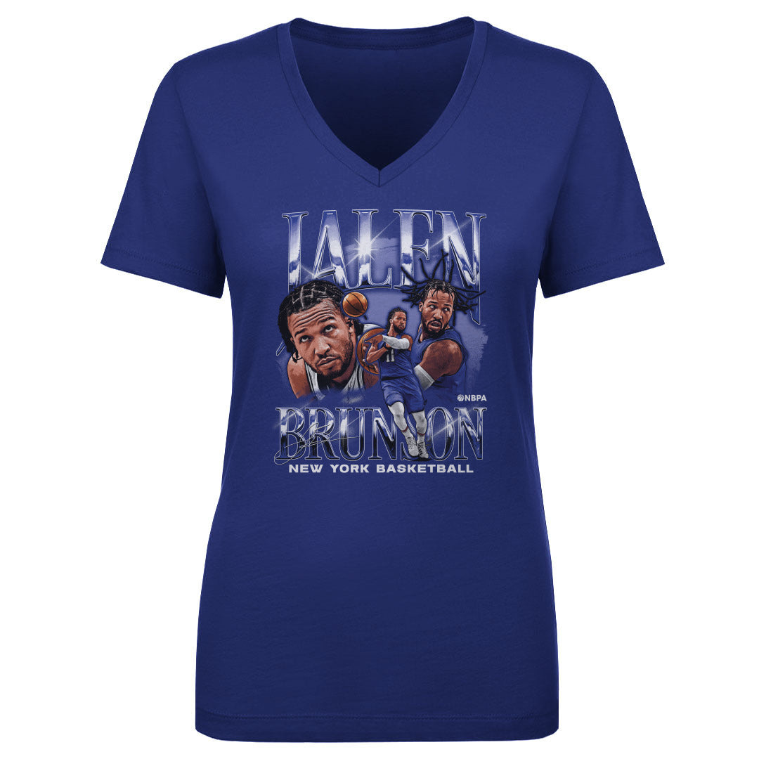 Jalen Brunson Women&#39;s V-Neck T-Shirt | 500 LEVEL