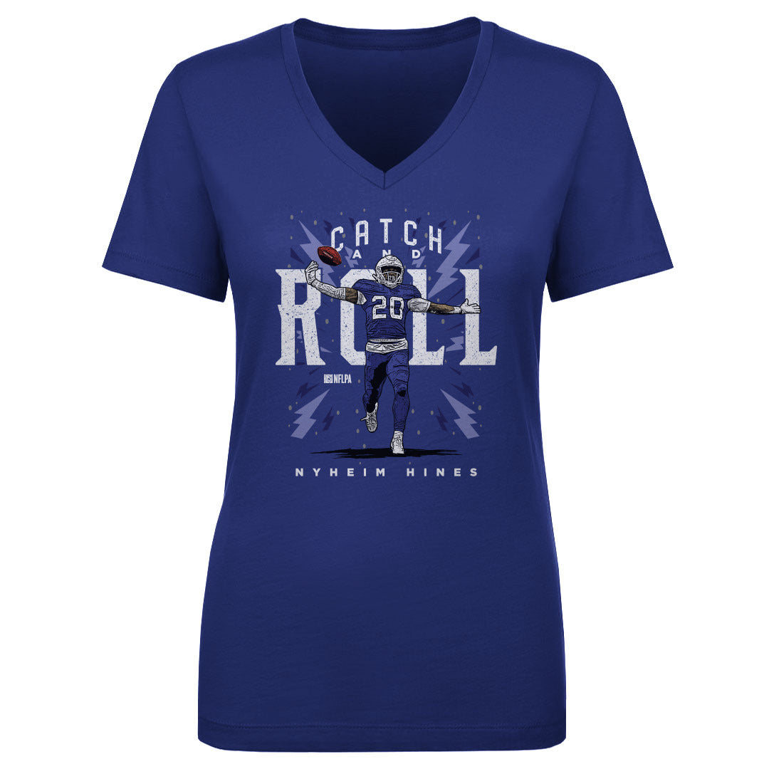 Nyheim Hines Women&#39;s V-Neck T-Shirt | 500 LEVEL