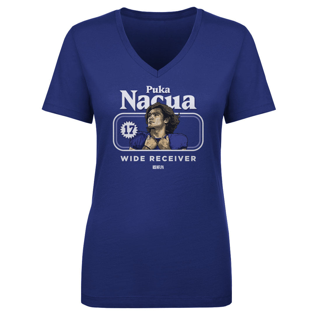 Puka Nacua Women&#39;s V-Neck T-Shirt | 500 LEVEL