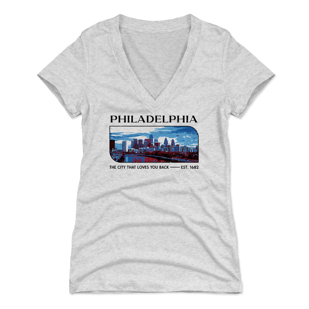 Philadelphia Women&#39;s V-Neck T-Shirt | 500 LEVEL