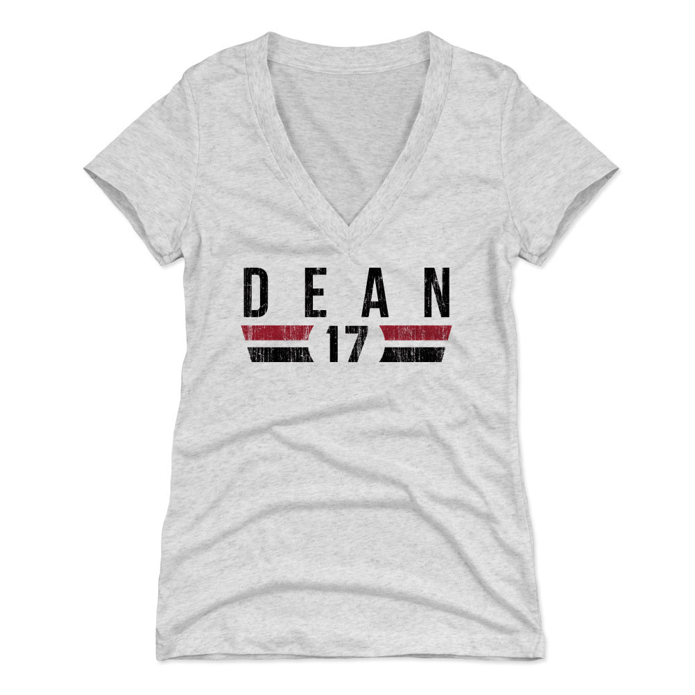 Nakobe Dean Women&#39;s V-Neck T-Shirt | 500 LEVEL