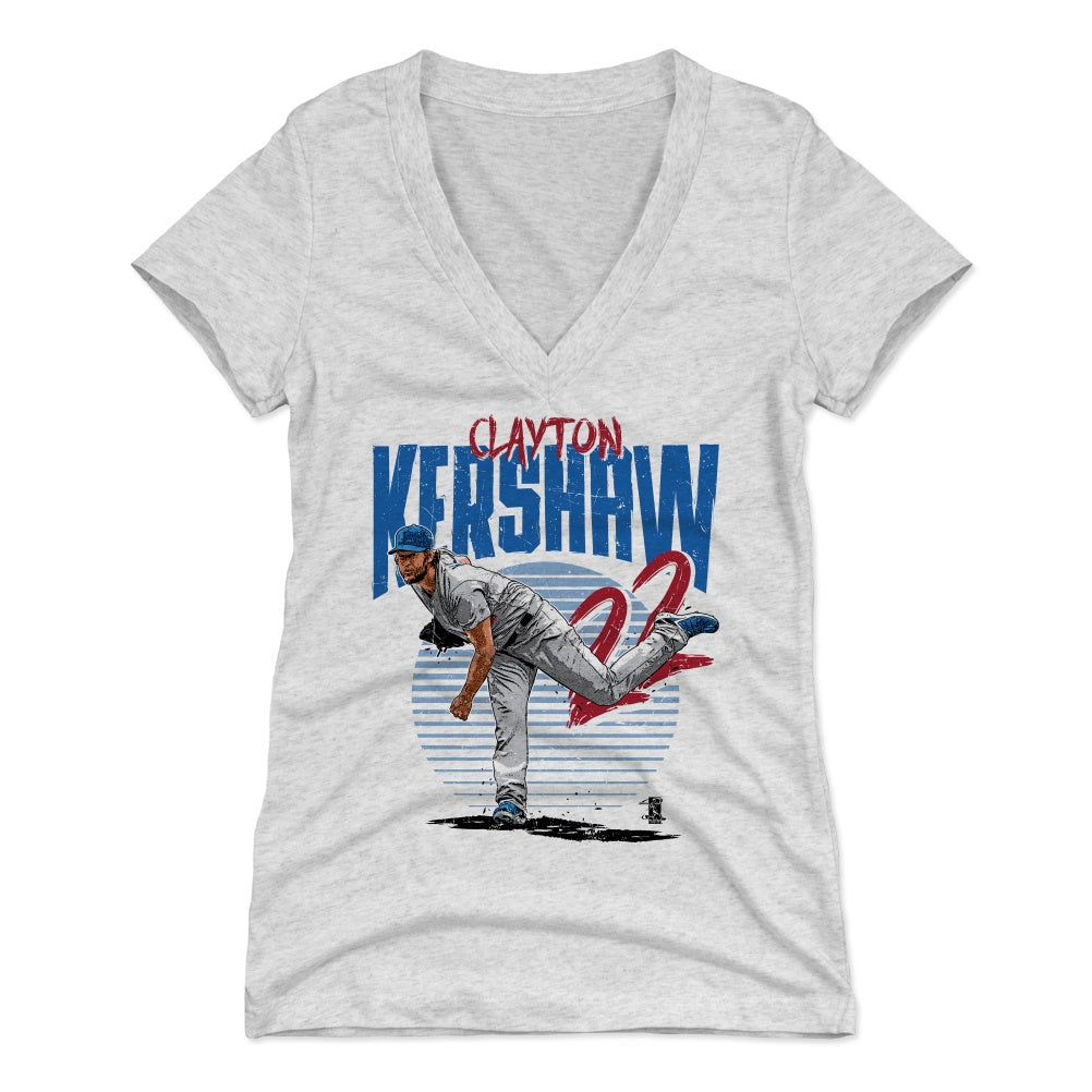 Clayton Kershaw Women&#39;s V-Neck T-Shirt | 500 LEVEL