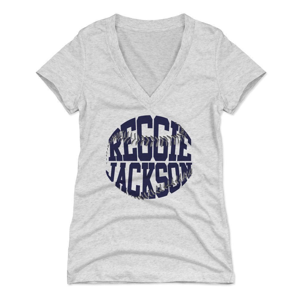 Reggie Jackson Women&#39;s V-Neck T-Shirt | 500 LEVEL