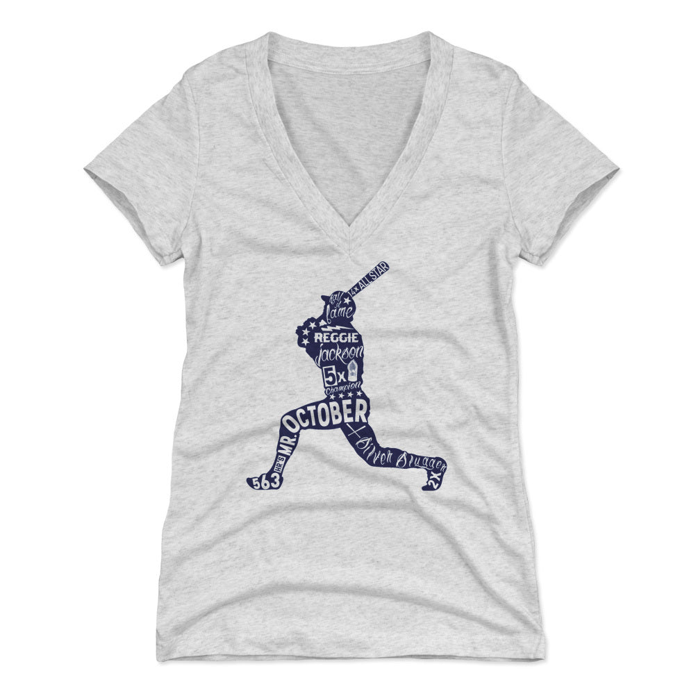 Reggie Jackson Women&#39;s V-Neck T-Shirt | 500 LEVEL