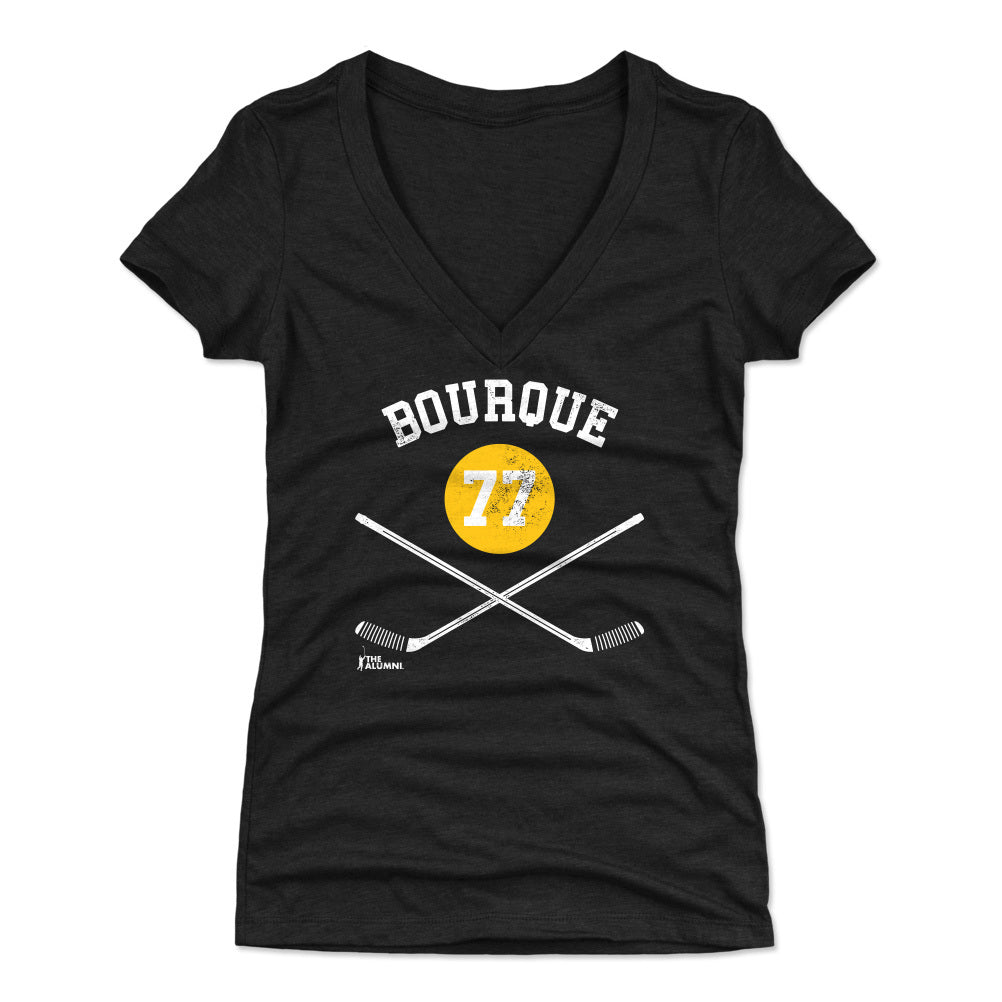 Ray Bourque Women&#39;s V-Neck T-Shirt | 500 LEVEL