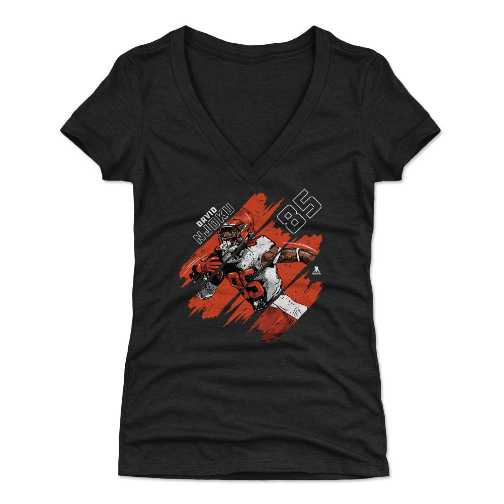 David Njoku Women&#39;s V-Neck T-Shirt | 500 LEVEL