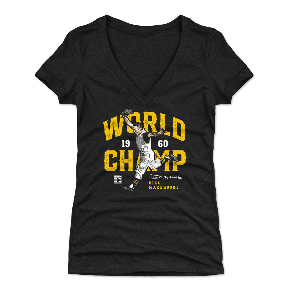 1960 Champions Bill Mazeroski Pittsburgh Chopped Hall Of Fame T-Shirt -  Teefefe Premium ™ LLC