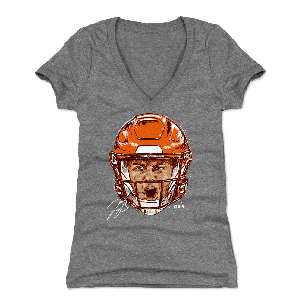 Joe Burrow Women's T-Shirt, Cincinnati Football Women's V-Neck T-Shirt
