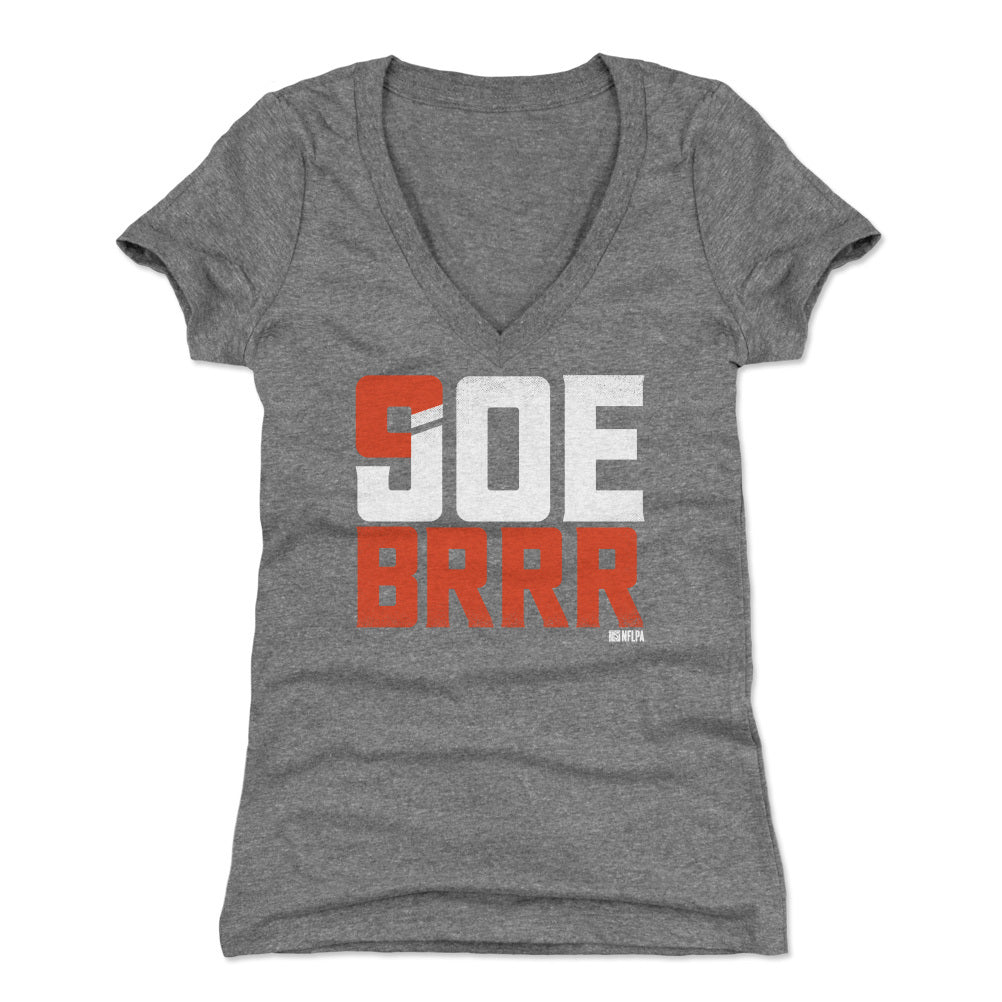 Joe Burrow Women's T-Shirt, Cincinnati Football Women's V-Neck T-Shirt