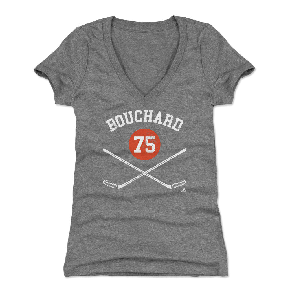 Evan Bouchard Women&#39;s V-Neck T-Shirt | 500 LEVEL