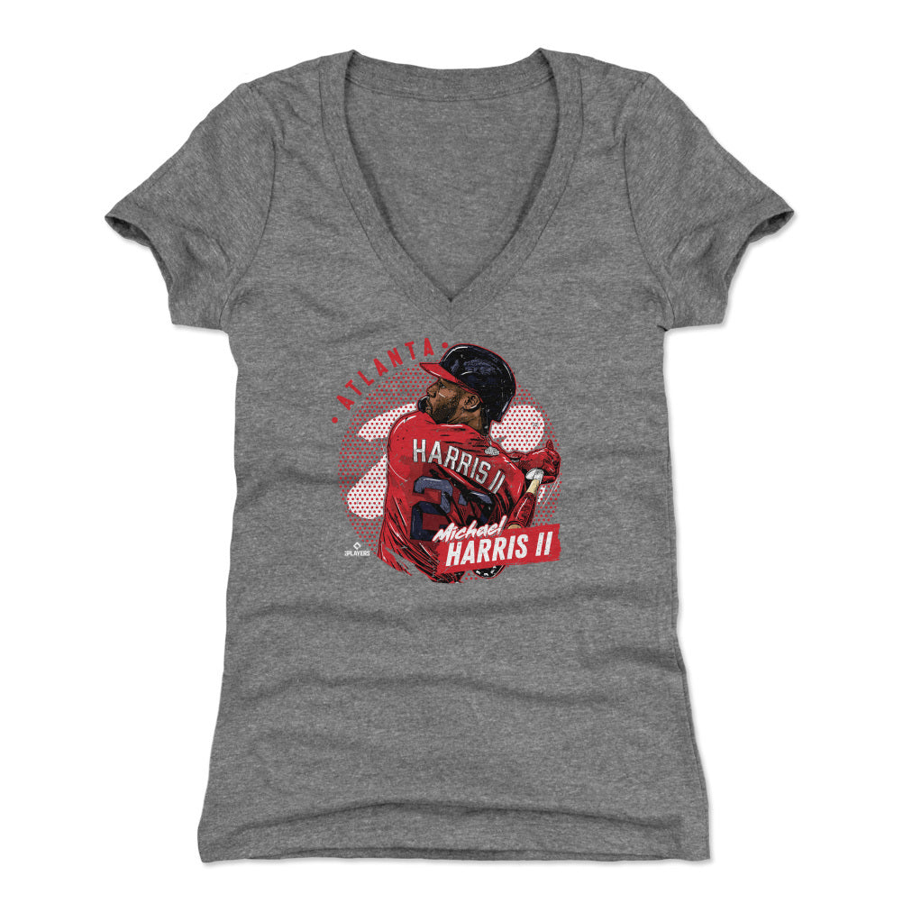 Michael Harris II Women&#39;s V-Neck T-Shirt | 500 LEVEL