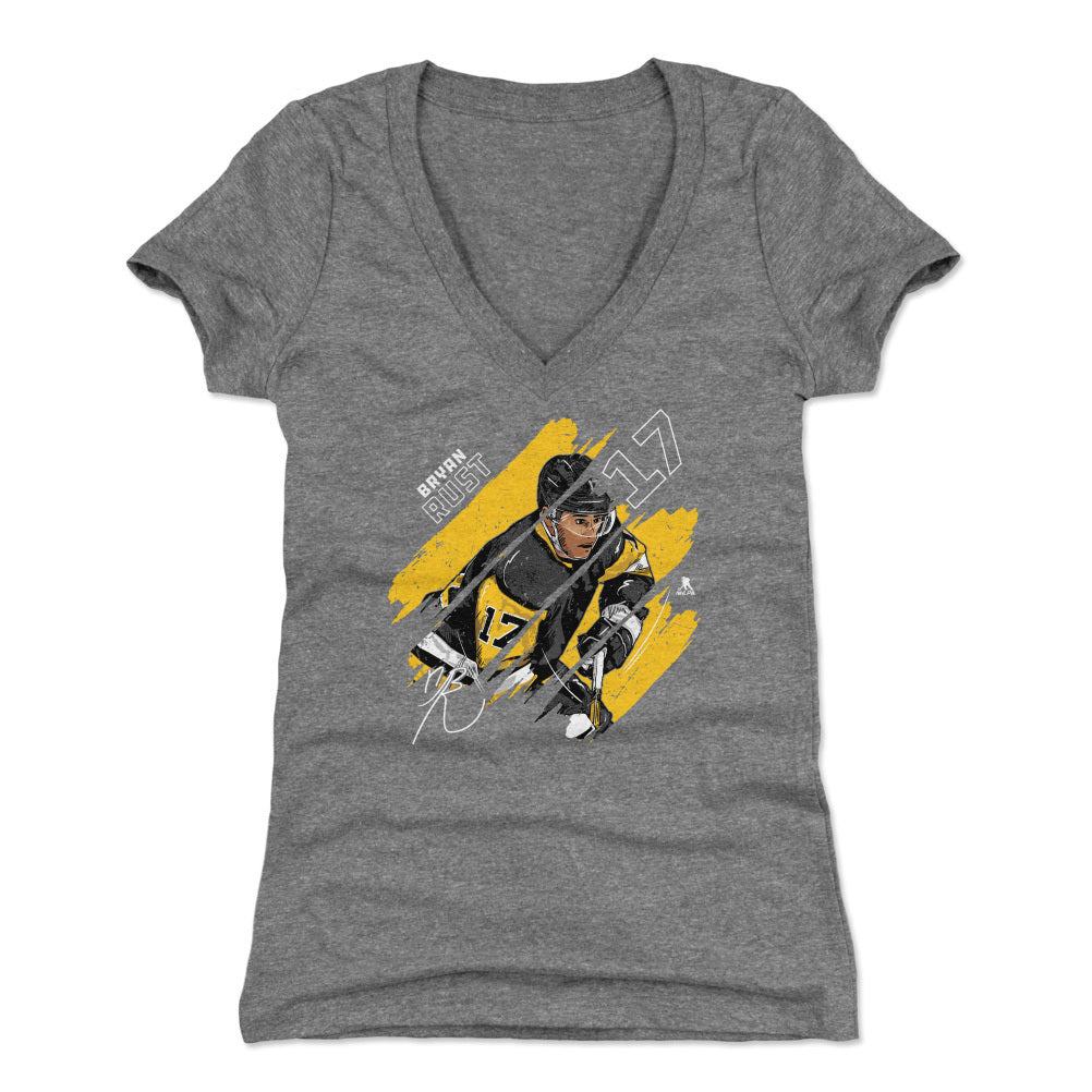 Bryan Rust Women&#39;s V-Neck T-Shirt | 500 LEVEL