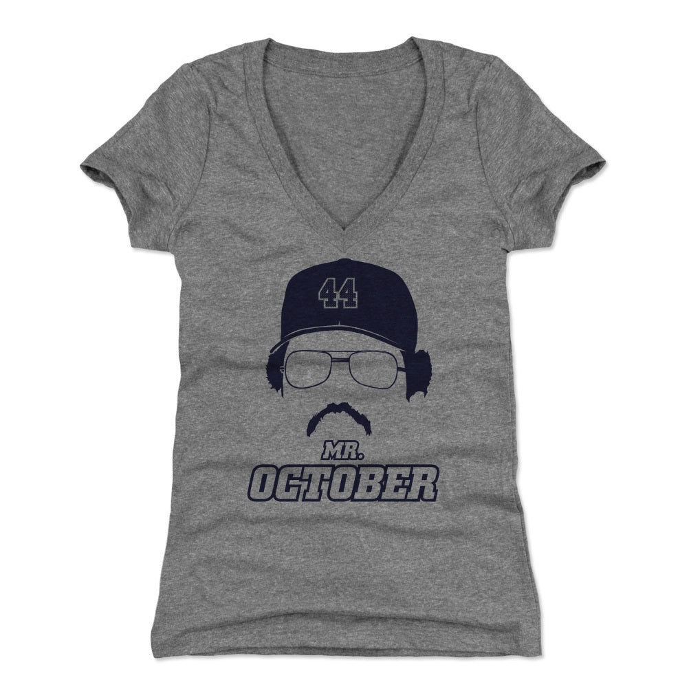 Reggie Jackson Women&#39;s V-Neck T-Shirt | 500 LEVEL