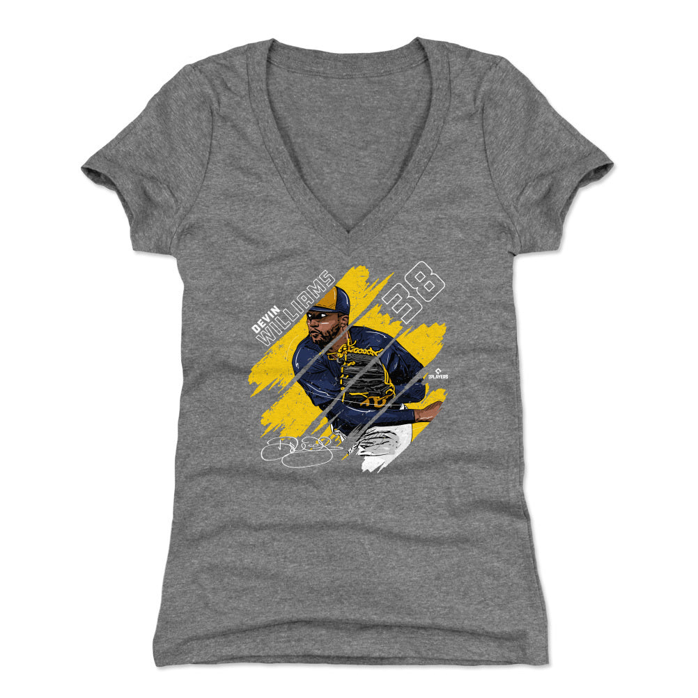 Devin Williams Women&#39;s V-Neck T-Shirt | 500 LEVEL