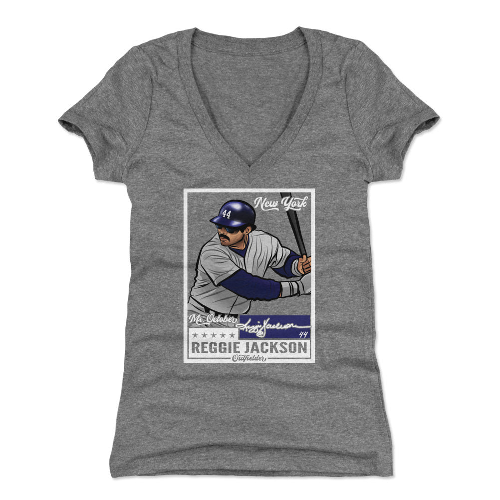 Reggie Jackson Women&#39;s V-Neck T-Shirt | 500 LEVEL