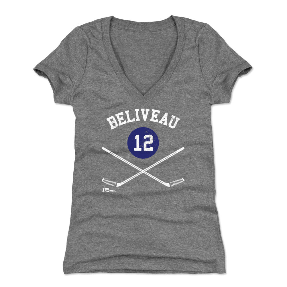 Jean Beliveau Women&#39;s V-Neck T-Shirt | 500 LEVEL