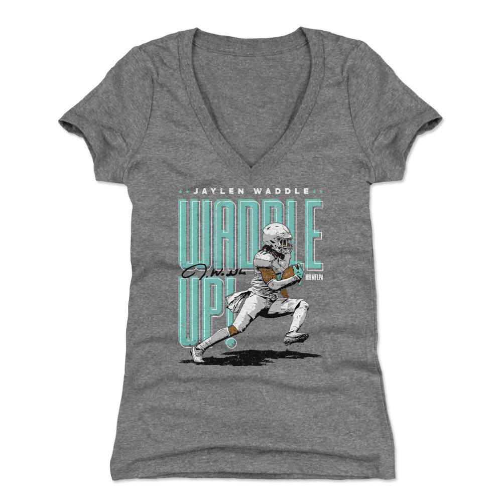 Jaylen Waddle Women's Shirt, Miami Football Women's T-Shirt