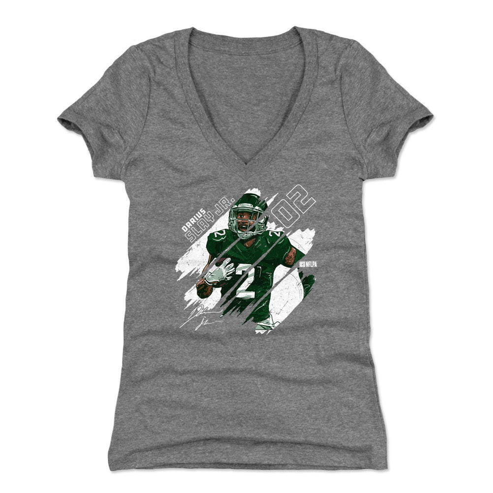 Darius Slay Jr. Women's T-Shirt, Philadelphia Football Women's V-Neck T- Shirt