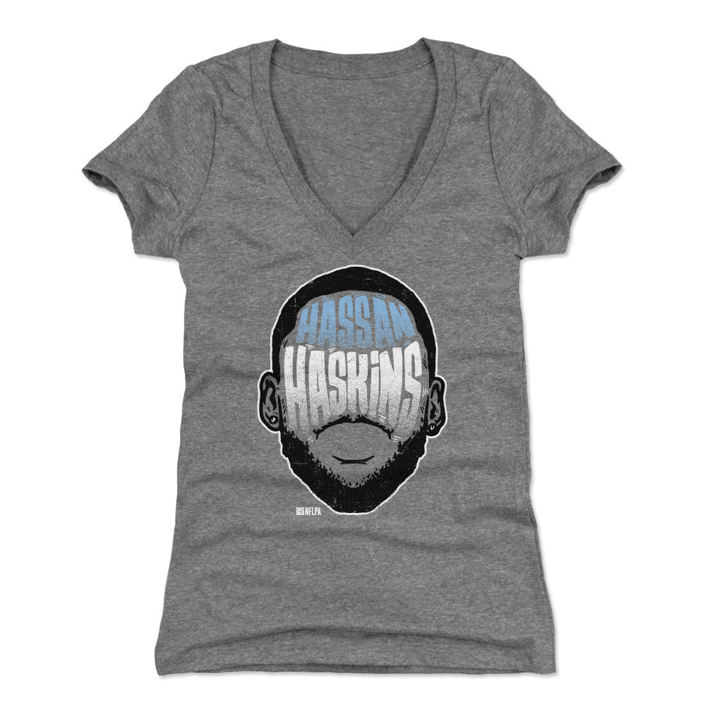 Hassan Haskins Women&#39;s V-Neck T-Shirt | 500 LEVEL