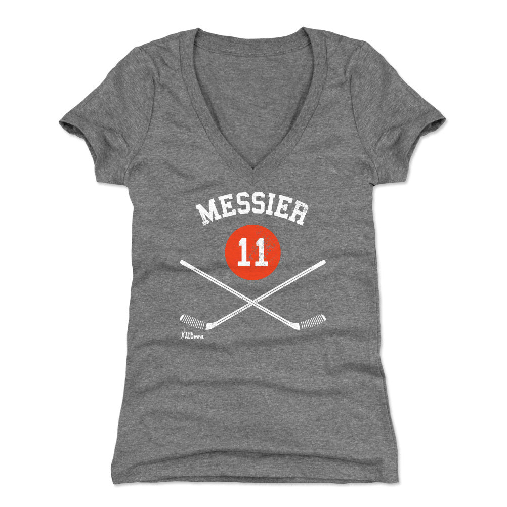 Mark Messier Women&#39;s V-Neck T-Shirt | 500 LEVEL