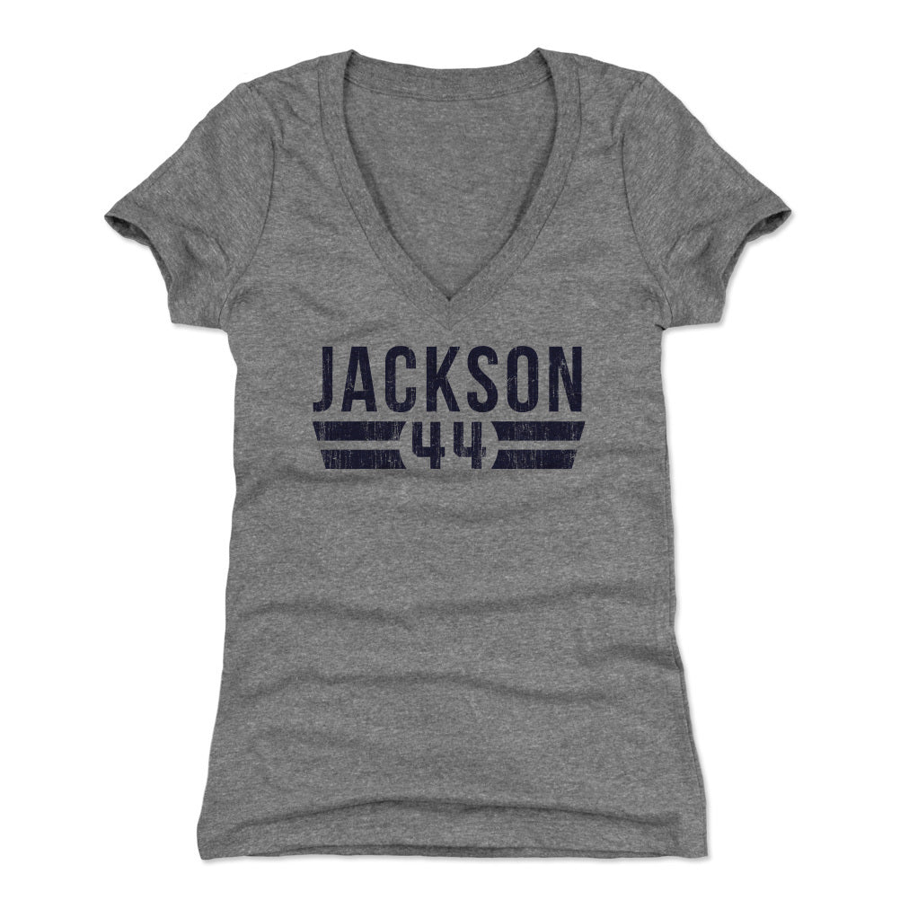 Reggie Jackson Women&#39;s V-Neck T-Shirt | 500 LEVEL