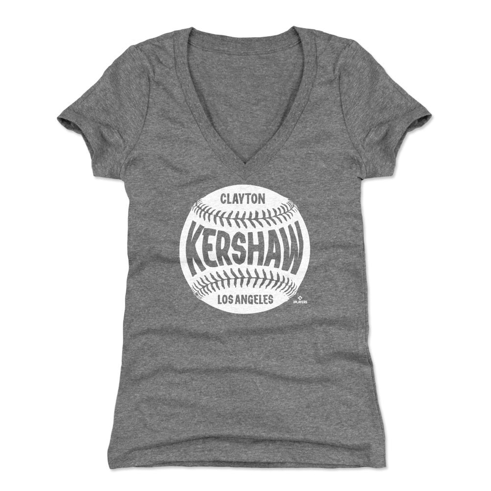 Clayton Kershaw Women&#39;s V-Neck T-Shirt | 500 LEVEL